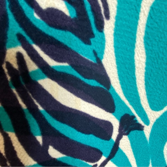 LILLY PULITZER Devina Shift Turquoise Dress in I’m Game Zebra Print Wome… - Picture 11 of 13